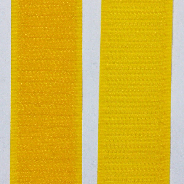 【在庫特価】 マジックテープ 縫製用 25mm×20cm 黄色 【KY】【MI】クラレ エコマジック 特価