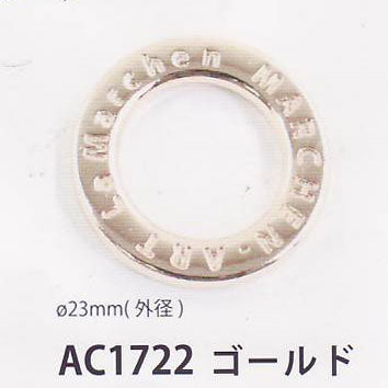 メルヘンアート メタルロゴリング AC1722 ゴールド【KY】