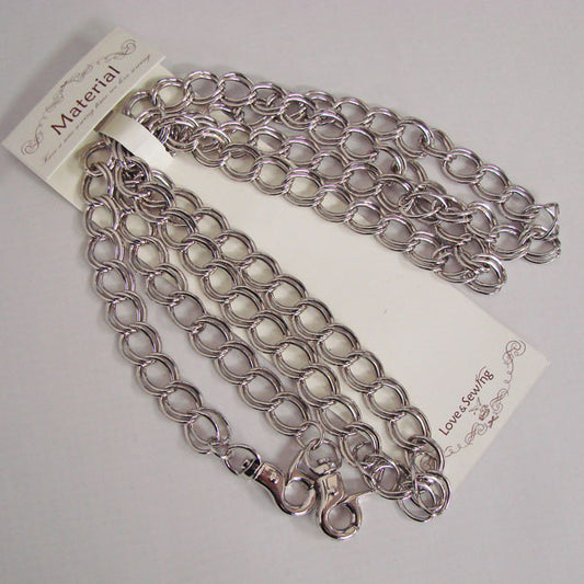 バッグ用チェーンBIG シルバー BGT13-120SI  【KY】 巾1.3cm×120cm Material so