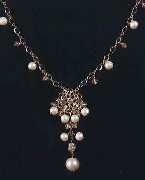 ミユキ BFK-373 ゴシックスタイル ネックレス・キスカ 【KY】  コットンパール アクセサリーキット