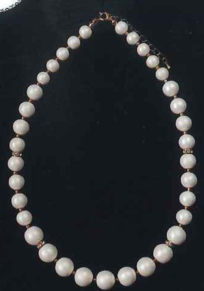 ミユキ BFK-375 クラシカルスタイル ネックレス・リッチクリーム 【KY】 コットンパール アクセサリーキット