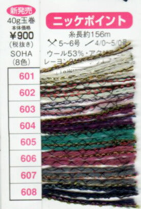 処分品 ニッケビクター ポイント 4A 【KN】 1811 毛糸 編み物 並太