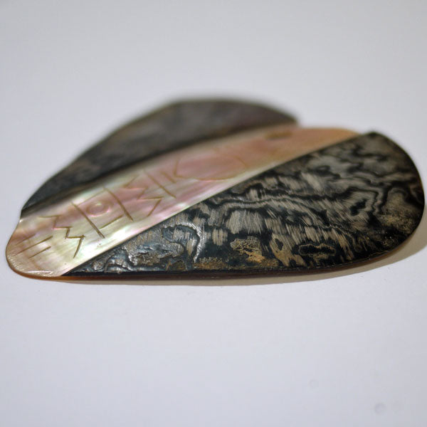 天然素材 貝の ペンダントヘッド P100  2J 【KN】ペンダントトップ 自然素材 ハート