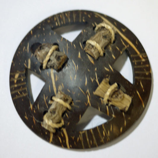 天然素材 ココナッツの ペンダントヘッド P140  2J 【KN】ペンダントトップ 自然素材