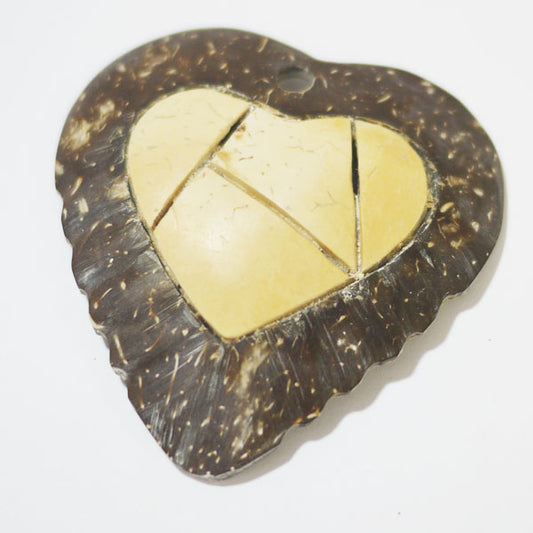 天然素材 ココナッツの ペンダントヘッド P160  2J 【KN】ペンダントトップ 自然素材