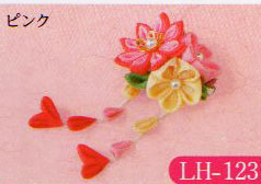 キット 京ちりめん つまみ細工  花束のブローチ ピンク LH-123 パナミ 【KY】 つまみ 細工