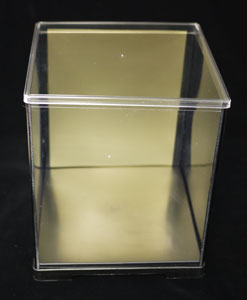 在庫品 プラスチックケース 金張 間口21cm×奥行き21cm×高さ24cm  【KN】 2F
