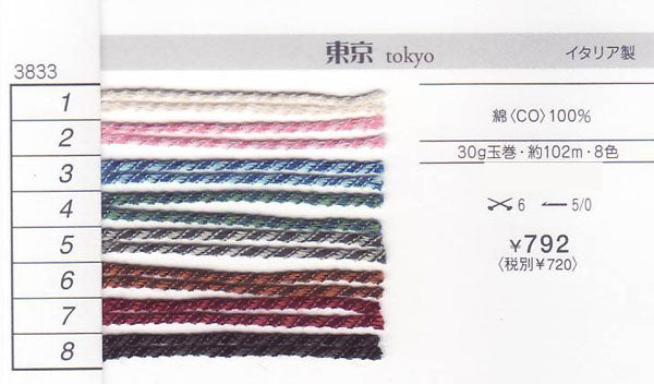 在庫特価 東京 tokyo リッチモア 2X 【KN】 春夏糸 サマーヤーン 毛糸 編み物