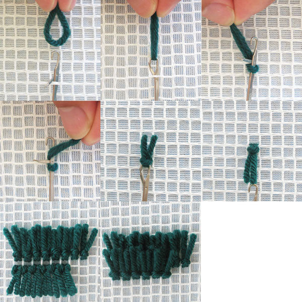 手づくり絨毯キット 子犬 ZD010 絨毯専用針付き【KN】 だんつう ラッチフック