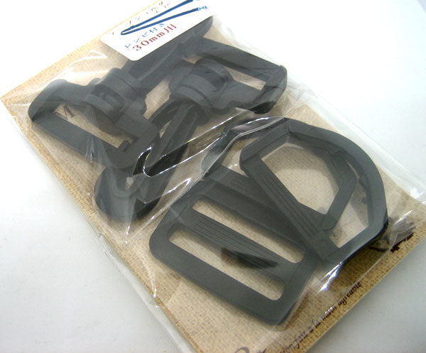 プラスチック ショルダーパーツ セット 30mm 黒 SHPP-305 ベストブレイン 【KY】 ナスカン Dカン アジャスター