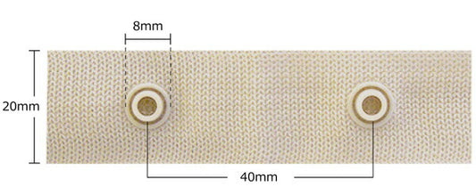 テープスナップ 1m (幅20mm 間隔40mm )  KIYOHARA 清原 【KY】 スナップ付きテープ