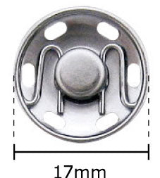 ビッグスナップ 17mm 4組入 KIYOHARA 清原 【KY】 スナップボタン