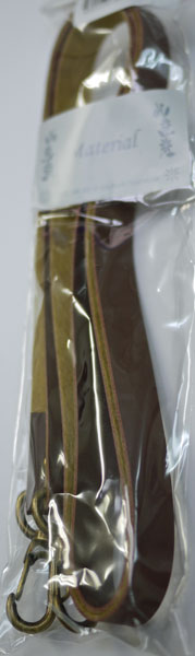 合皮ショルダー ナスカン付き FLS-102 茶  120cm×15mm  【KY】 BEST BRAIN so