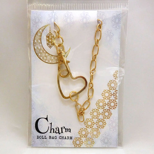 バッグチャーム ドールチャームB/G  PH-61G  ゴールド サンオリーブ 【KY】 長さ約15cm キーホルダー 金具 チャームドール