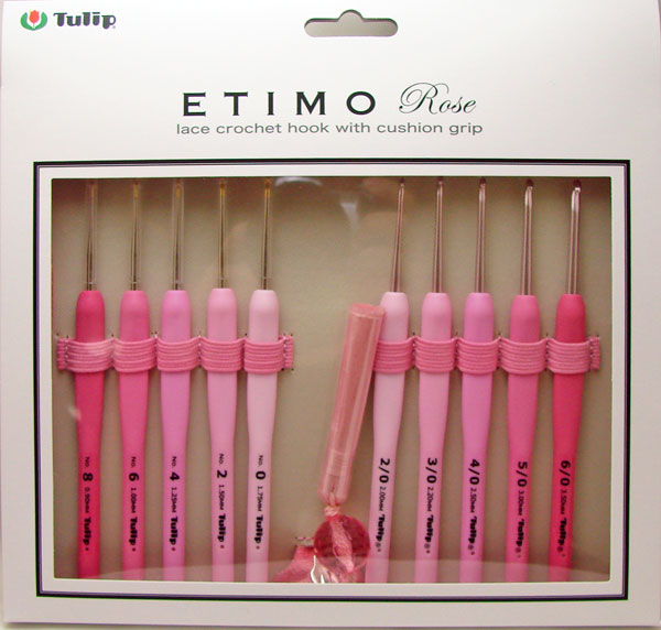 かぎ針・レース針セット エティモロゼ TEL-001 チューリップ 【KY】 Tulip ETIMO Rose 編み物 編み針セット クッショングリップ