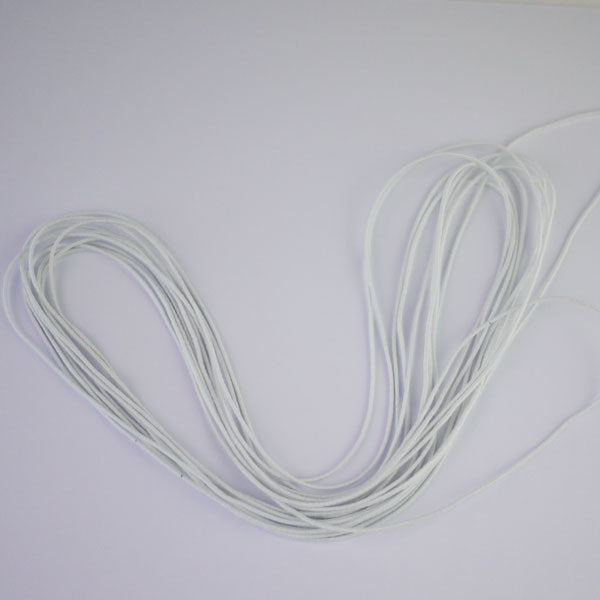 丸ゴム 1本丸 1mm/5ｍ テトロン【KN】 ゴムひも マスクゴム 手作りマスク